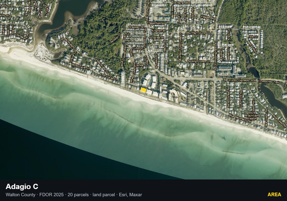 Adagio C — Area parcel record