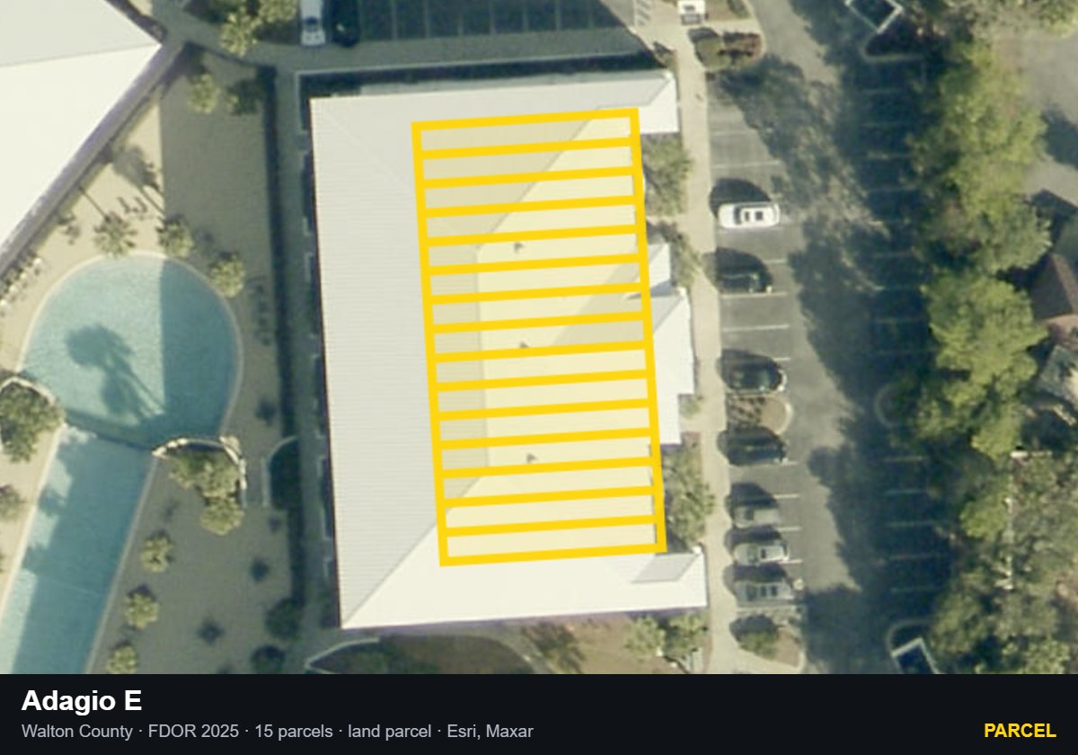 Adagio E — Parcel parcel record
