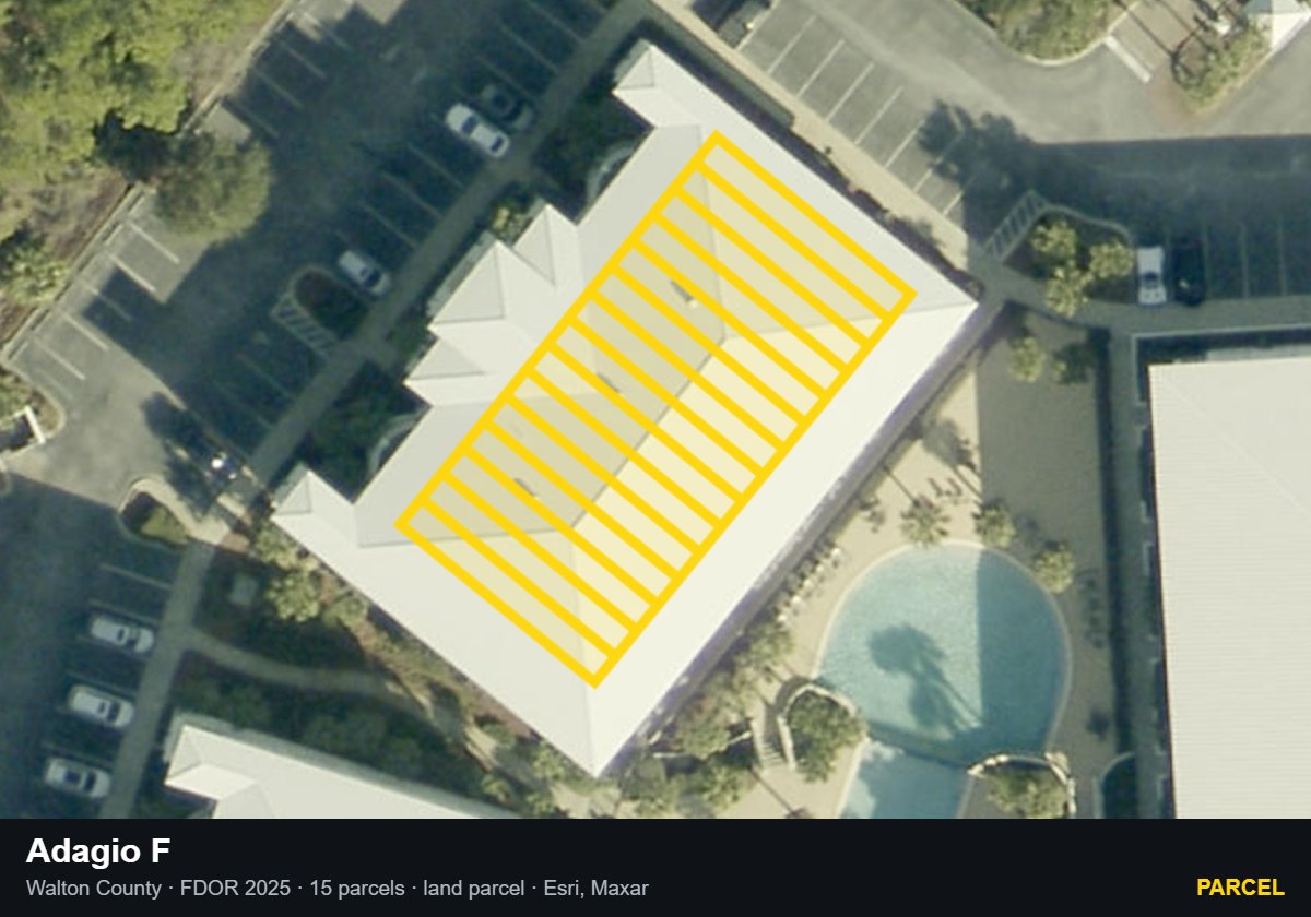 Adagio F — Parcel parcel record