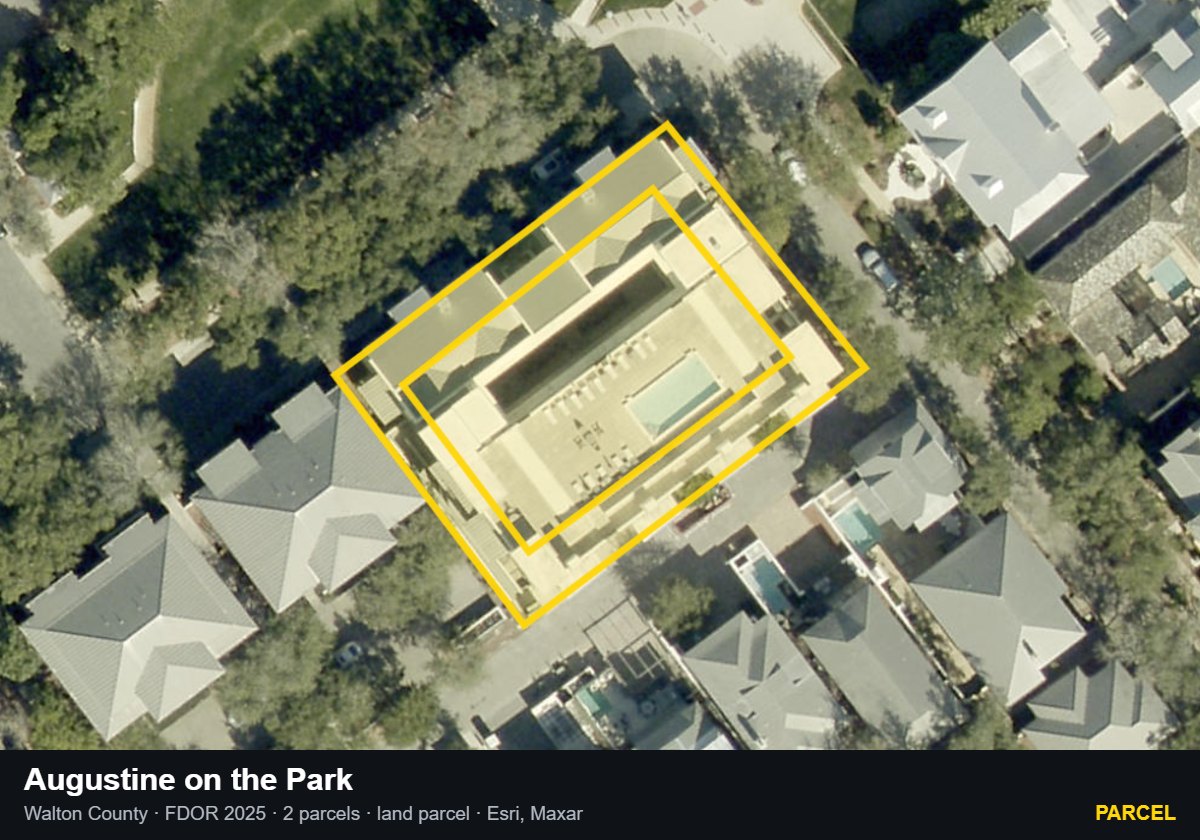 Augustine on the Park — Parcel parcel record
