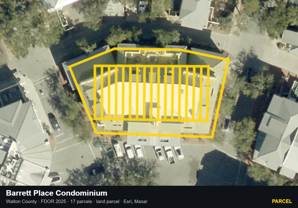 Barrett Place Condominium — Parcel parcel record
