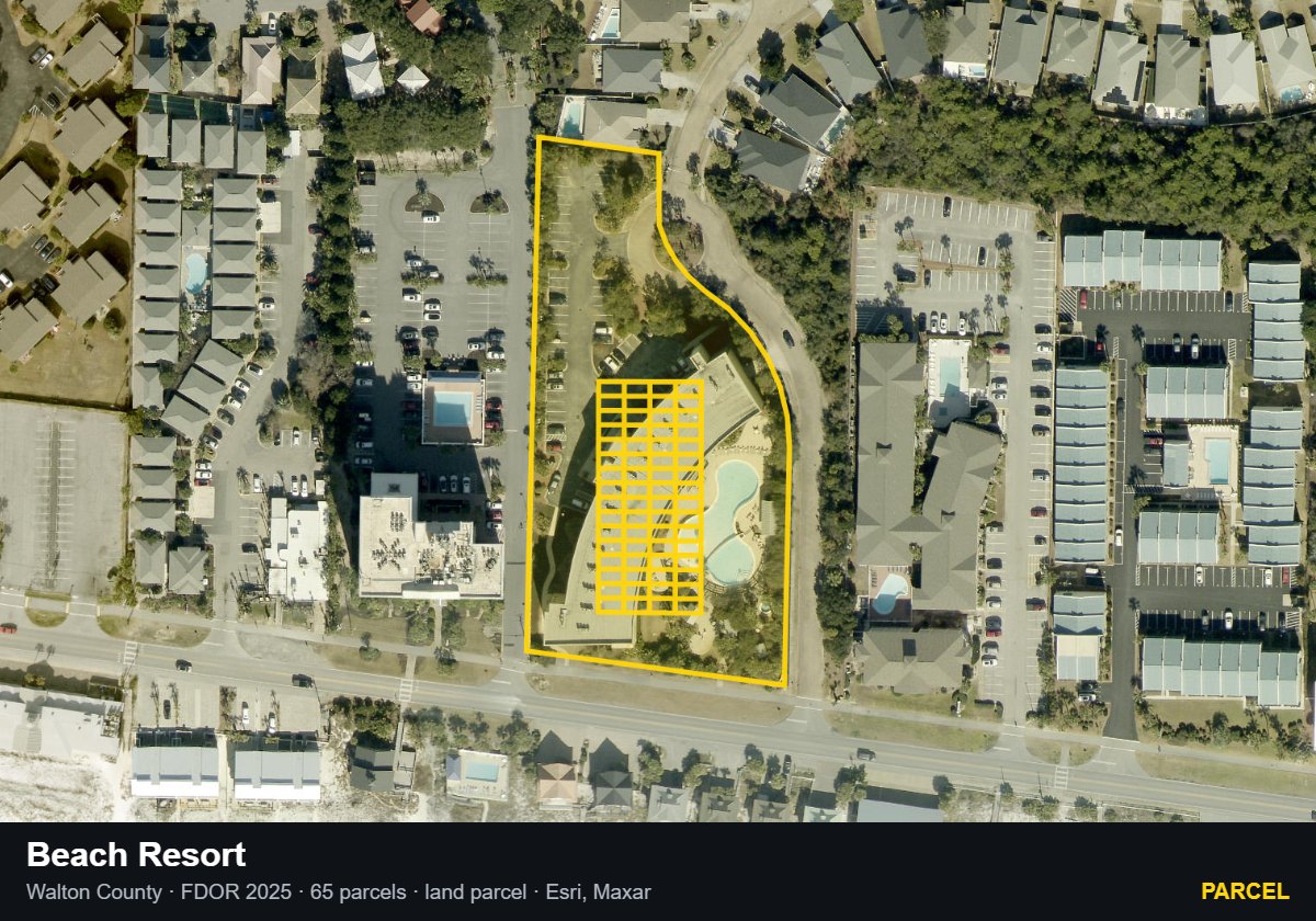 Beach Resort — Parcel parcel record