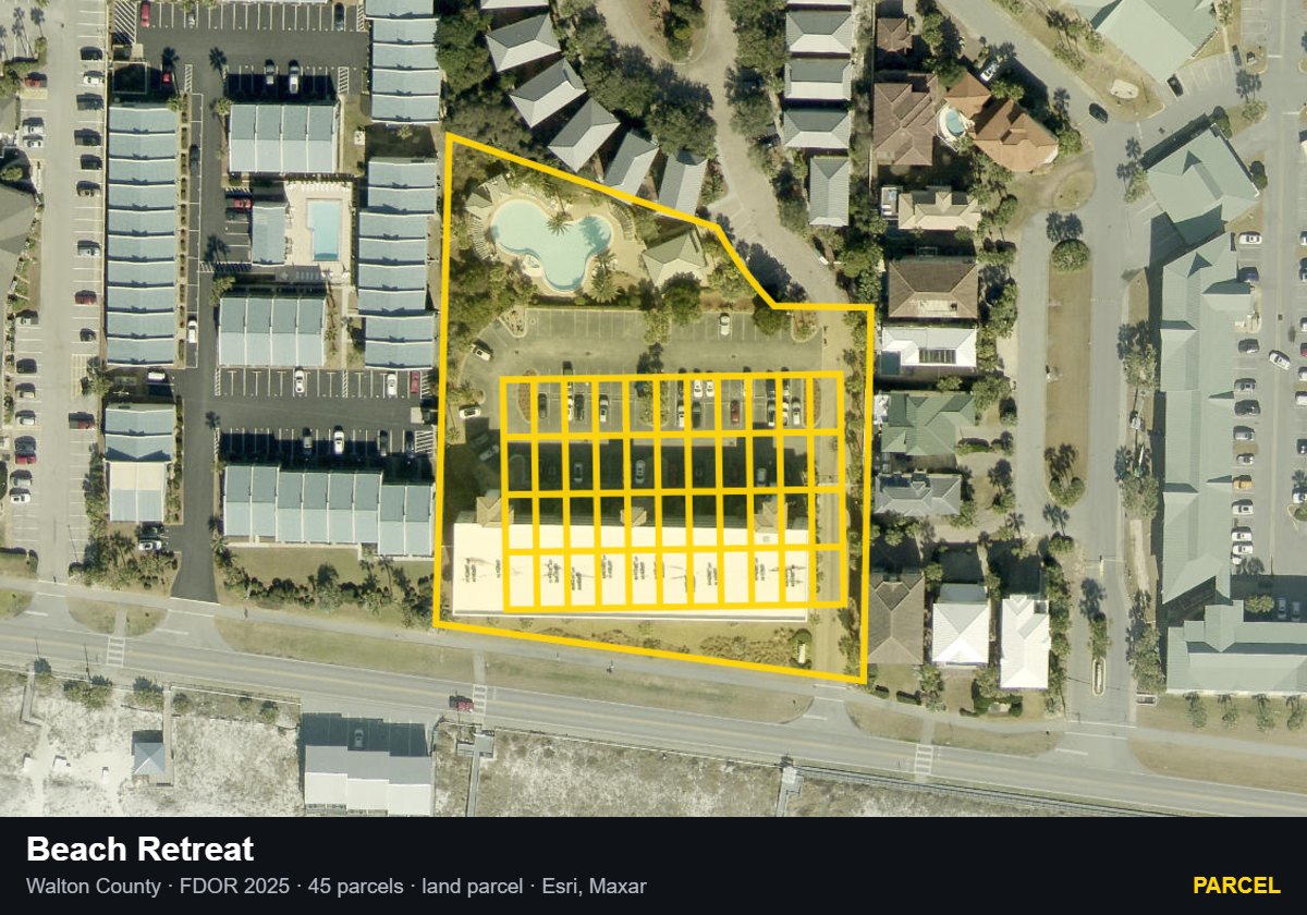 Beach Retreat — Parcel parcel record