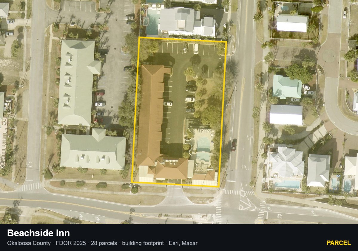 Beachside Inn — Parcel parcel record