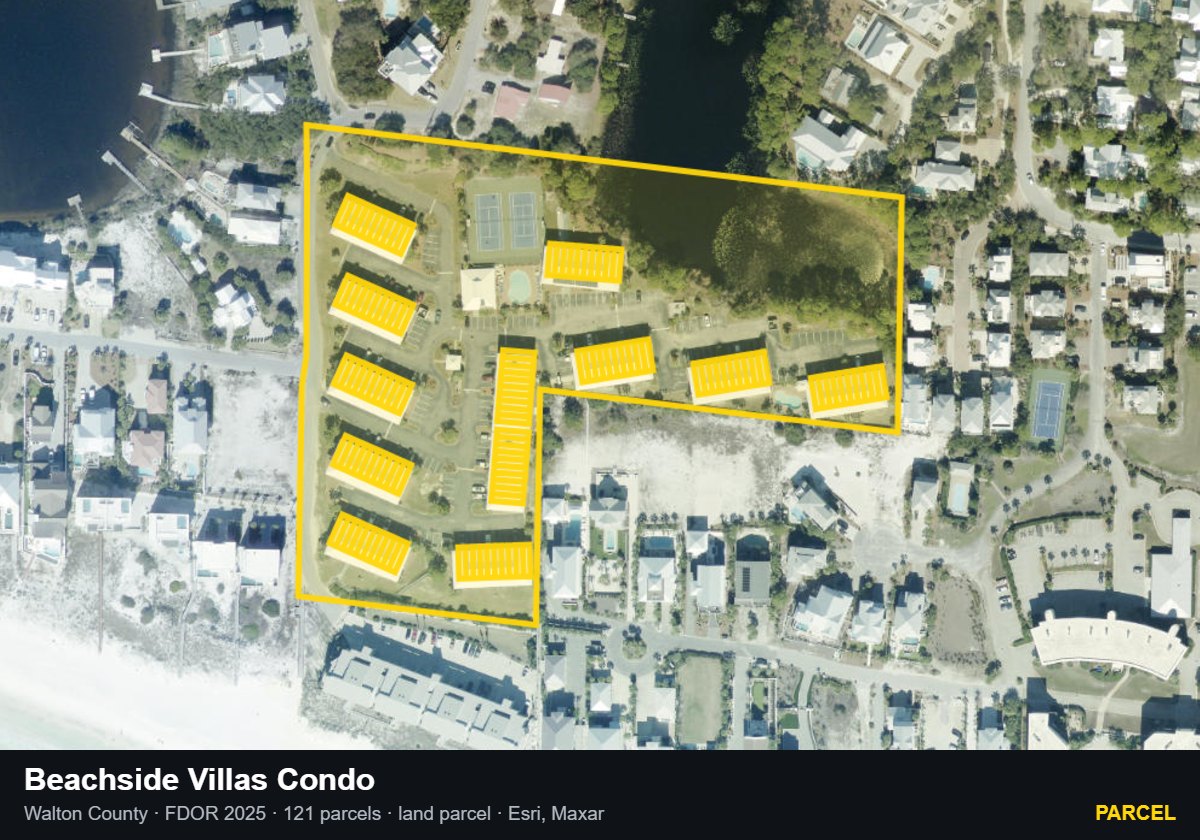 Beachside Villas Condo — Parcel parcel record