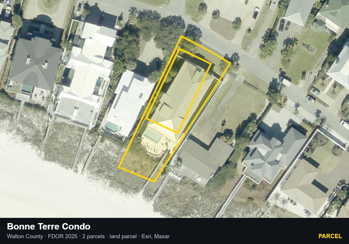 Bonne Terre Condo — Parcel parcel record