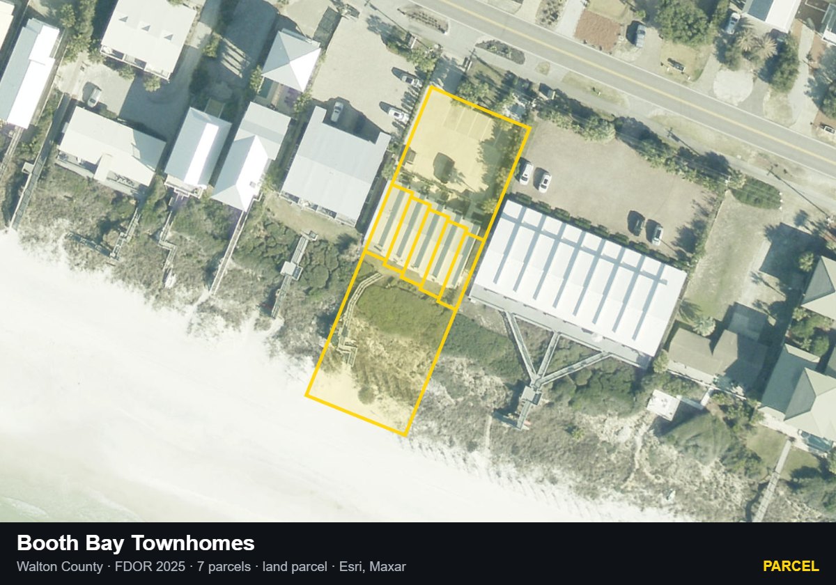 Booth Bay Townhomes — Parcel parcel record