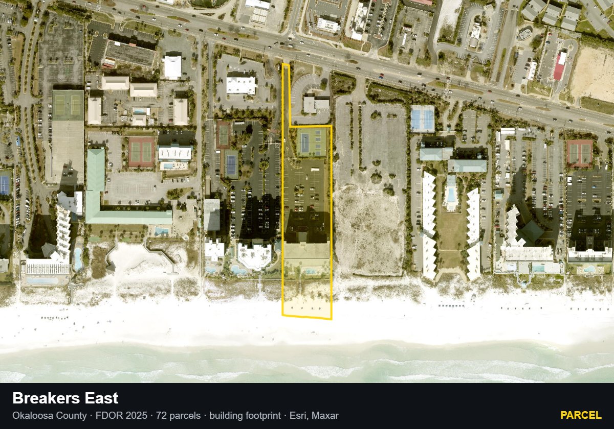 Breakers East — Parcel parcel record