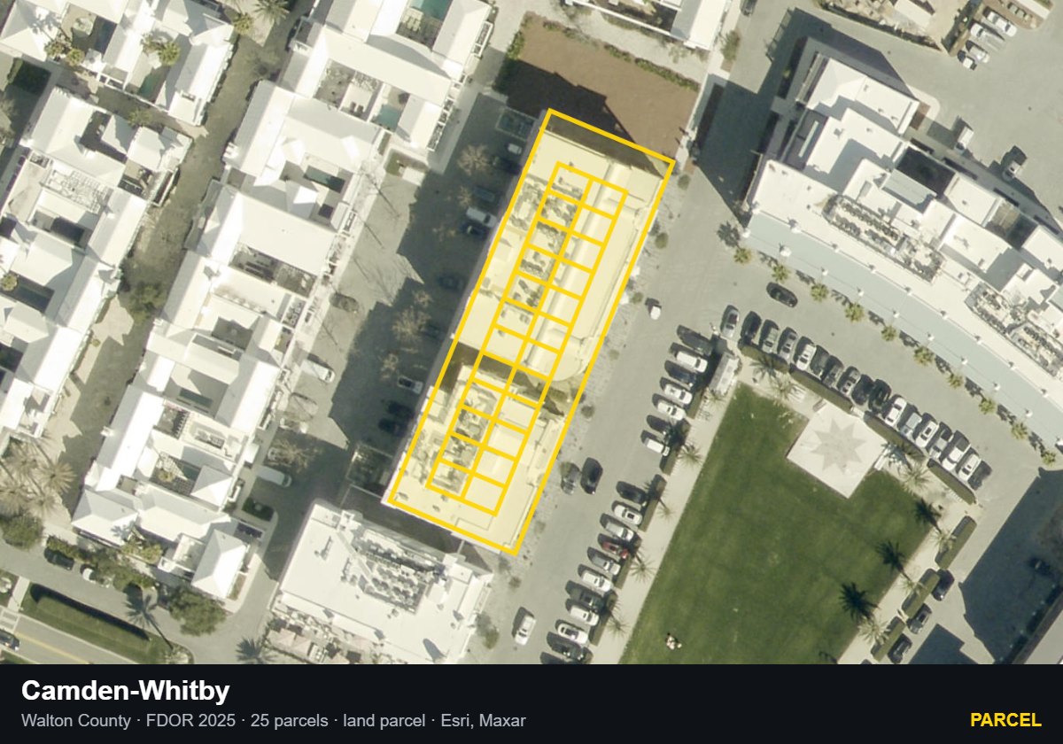Camden-Whitby — Parcel parcel record
