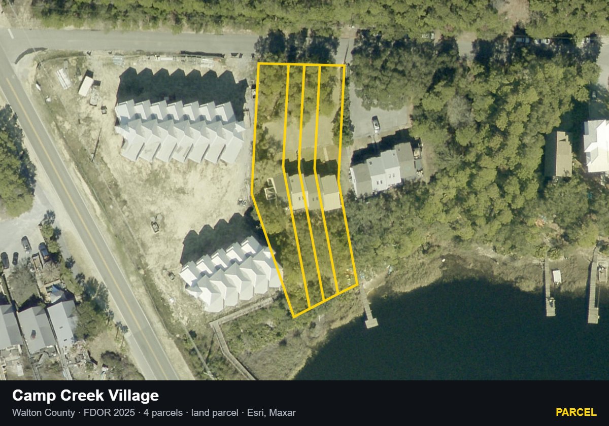 Camp Creek Village — Parcel parcel record