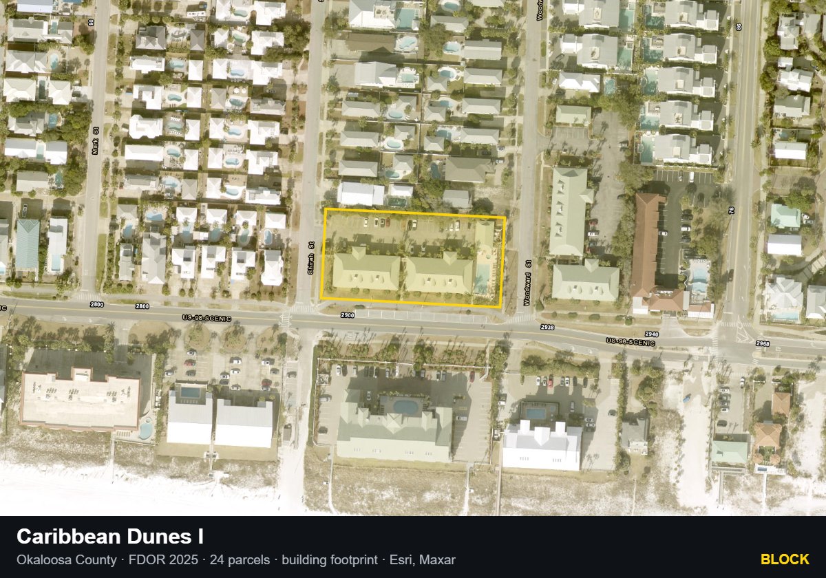 Caribbean Dunes I — Block parcel record