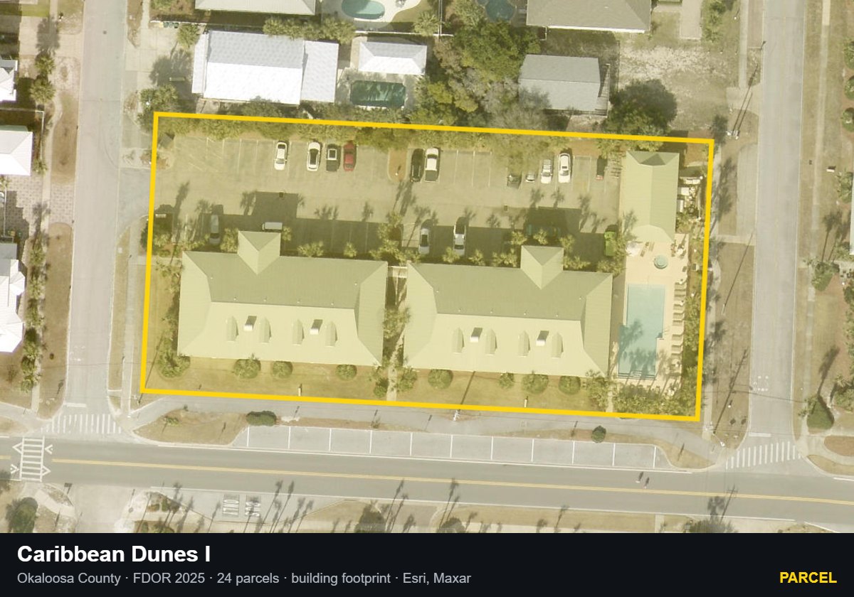 Caribbean Dunes I — Parcel parcel record