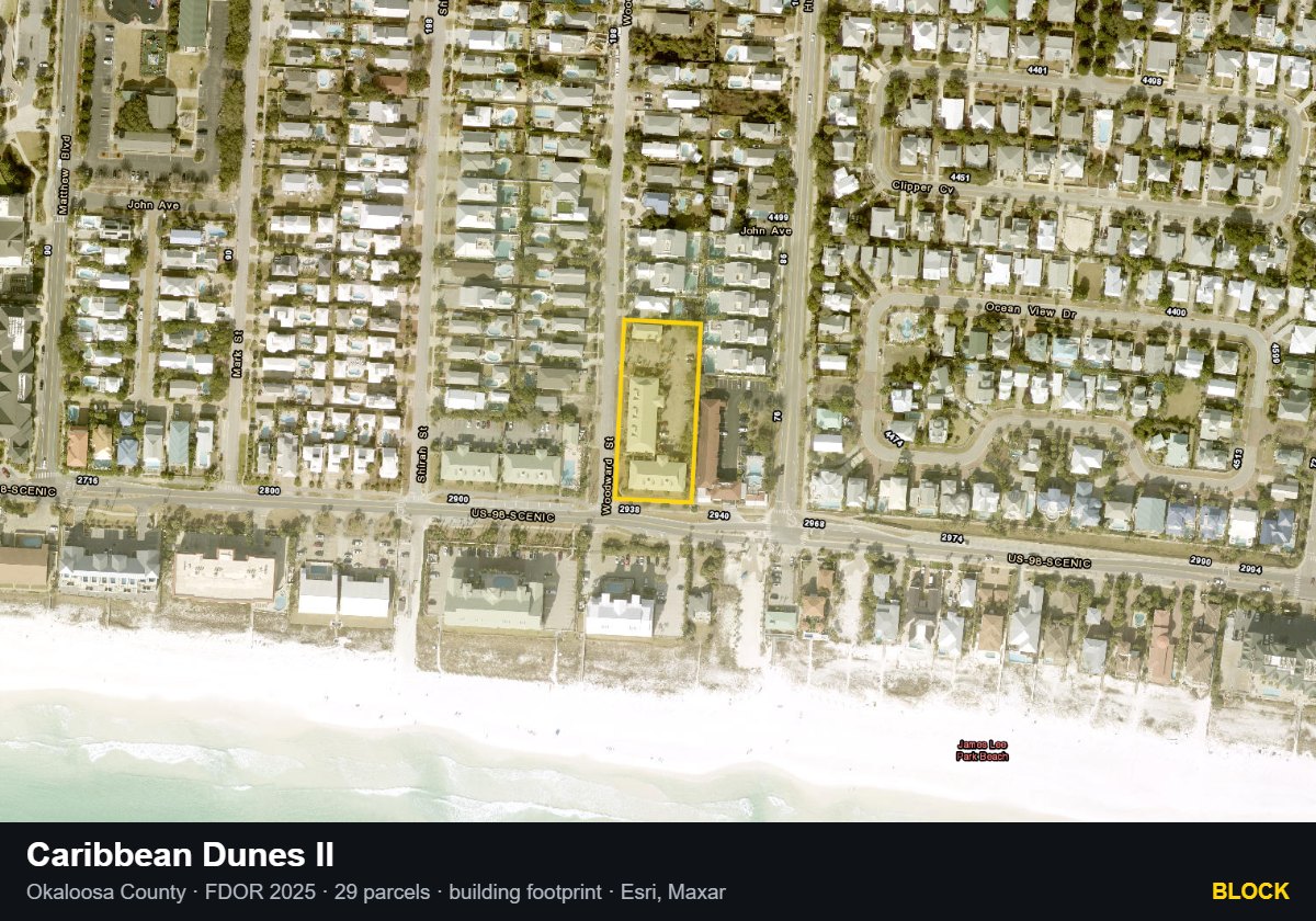 Caribbean Dunes II — Block parcel record