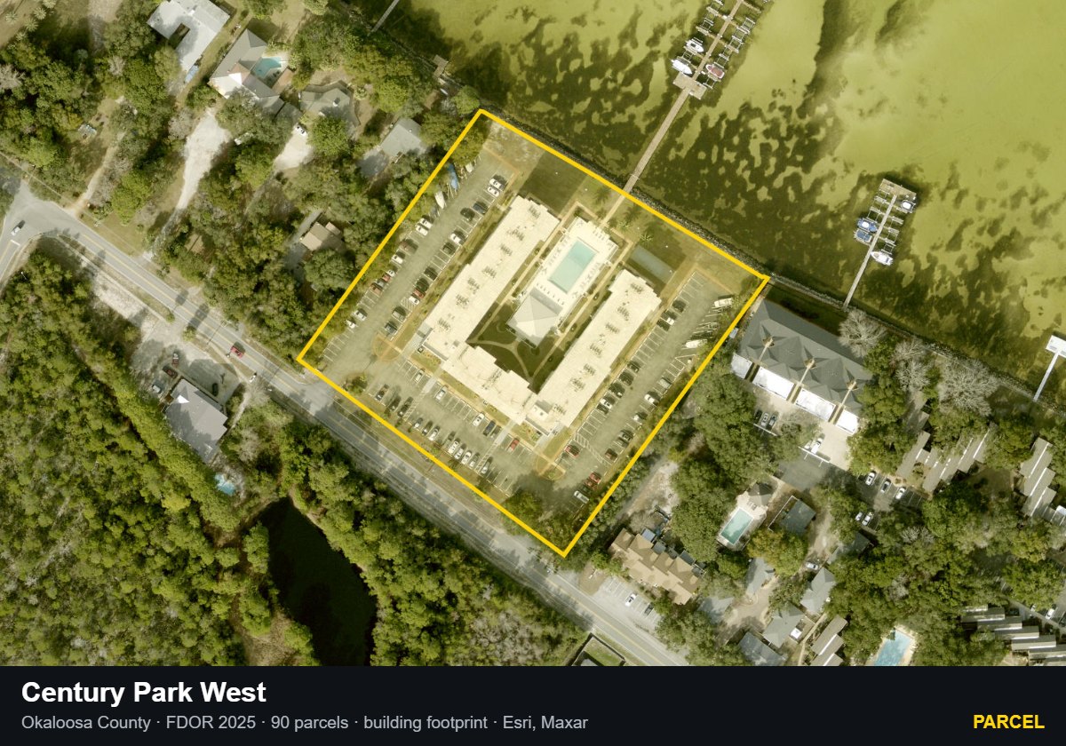 Century Park West — Parcel parcel record