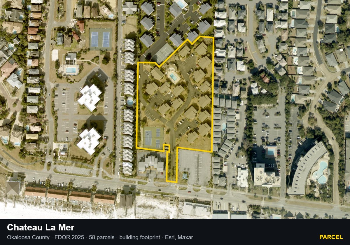 Chateau La Mer — Parcel parcel record