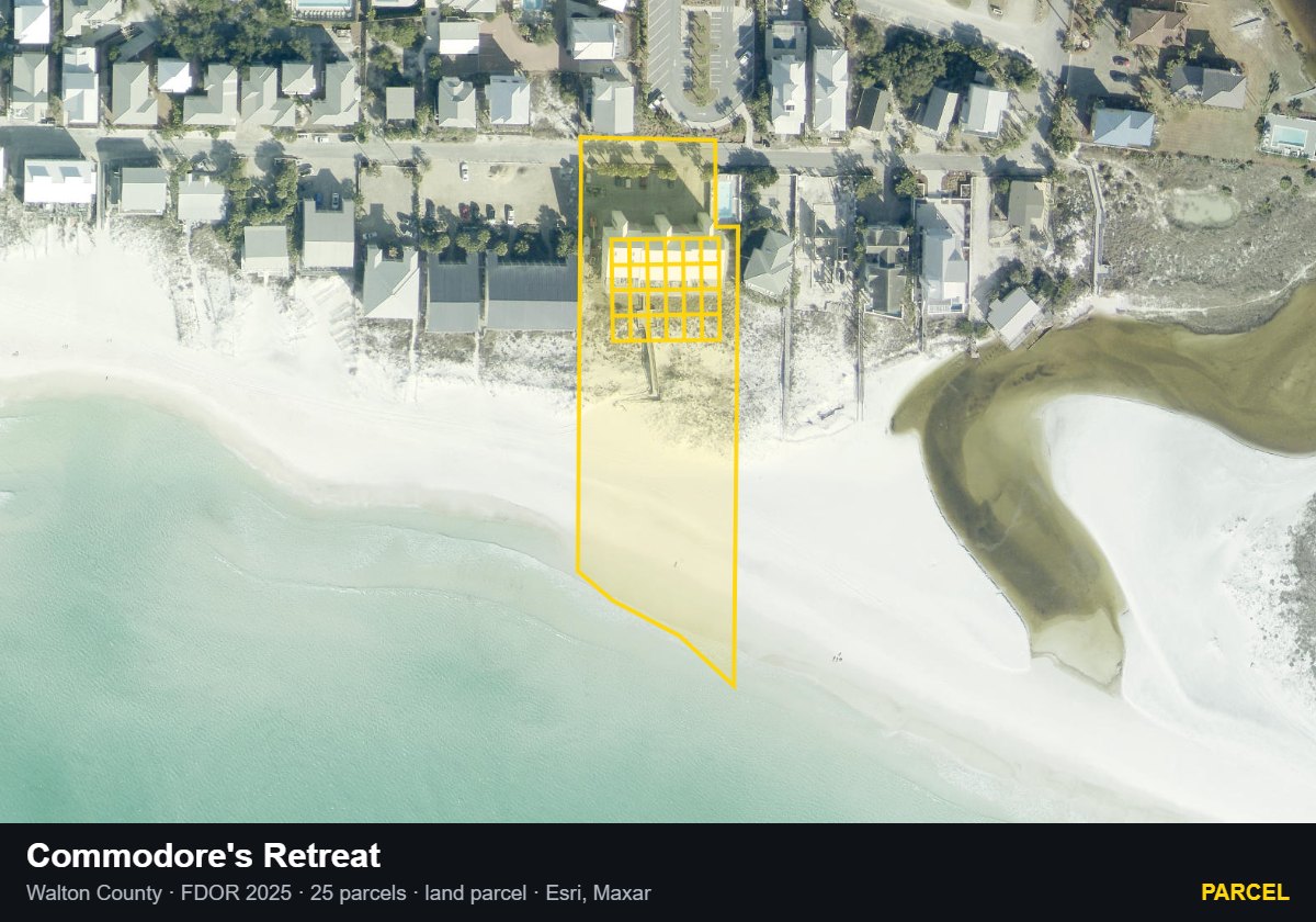 Commodore's Retreat — Parcel parcel record