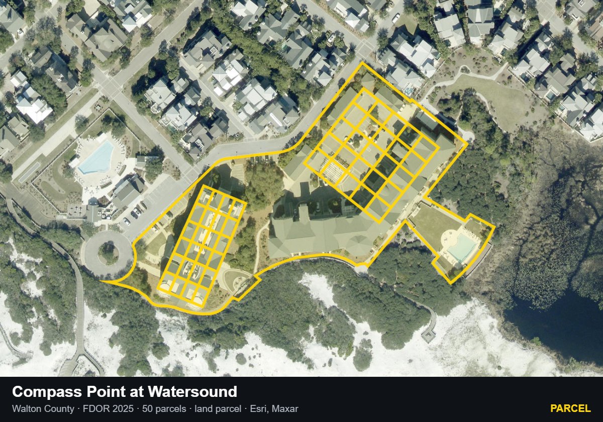 Compass Point at Watersound — Parcel parcel record