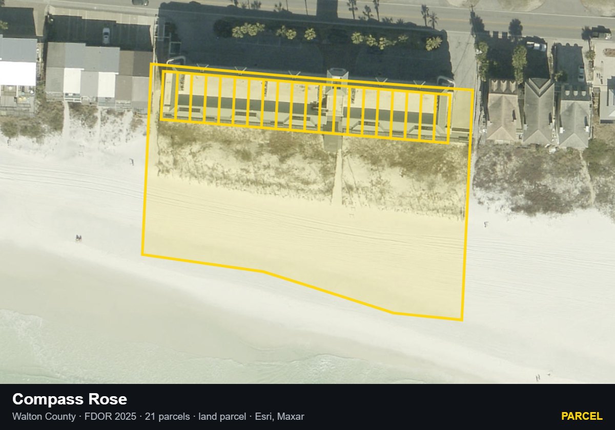 Compass Rose — Parcel parcel record