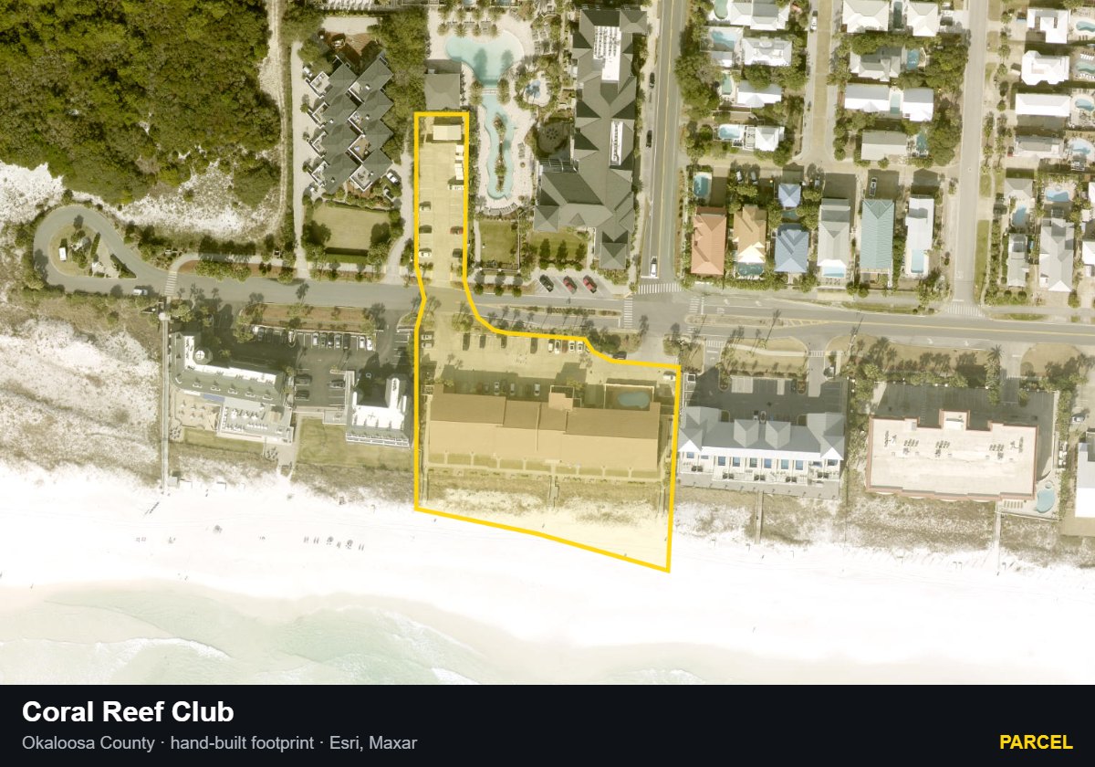Coral Reef Club — Parcel parcel record