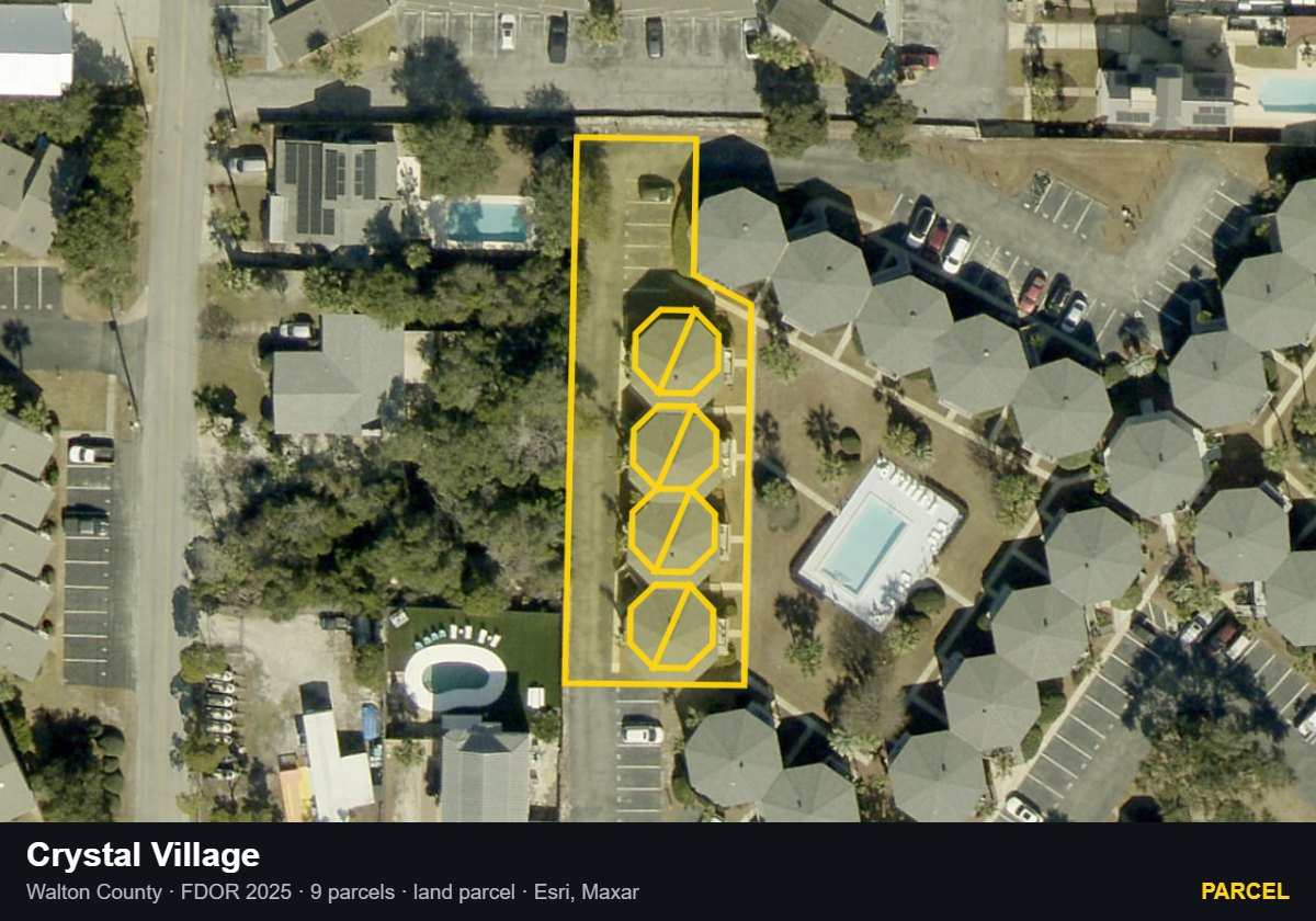 Crystal Village — Parcel parcel record