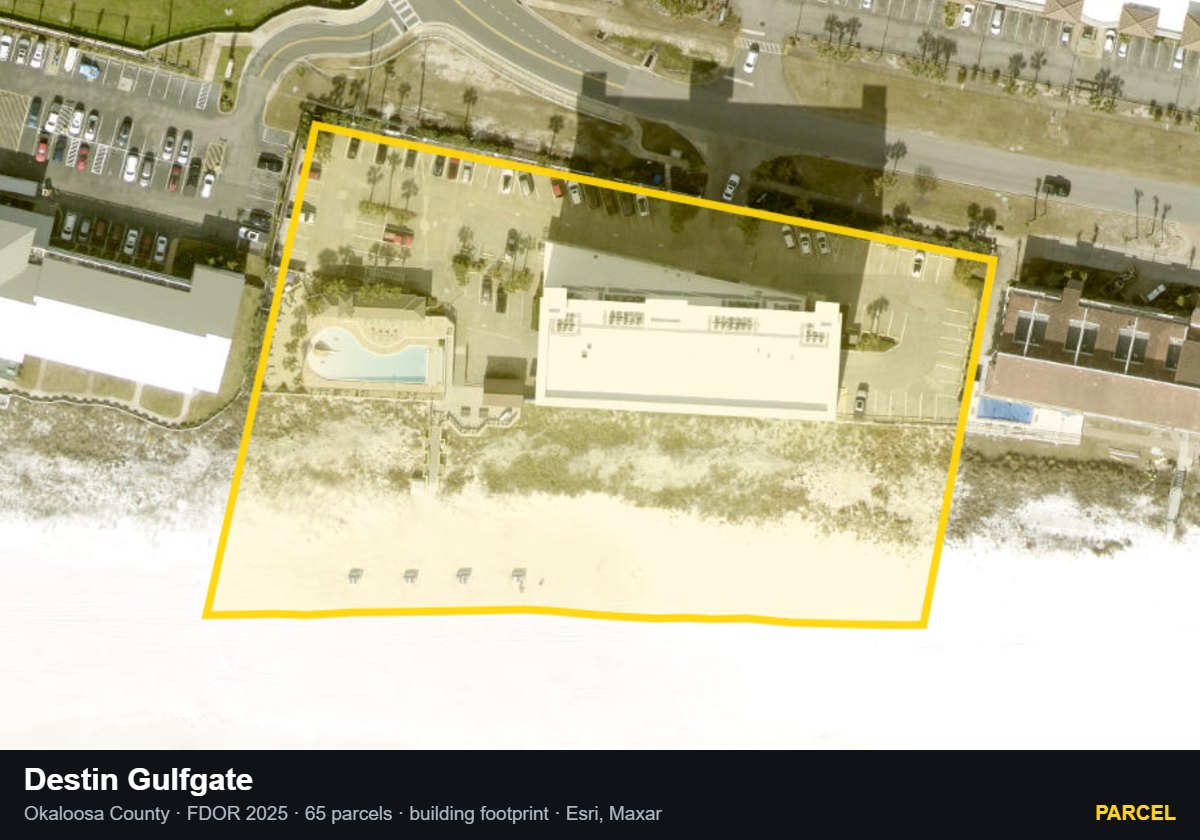 Destin Gulfgate — Parcel parcel record