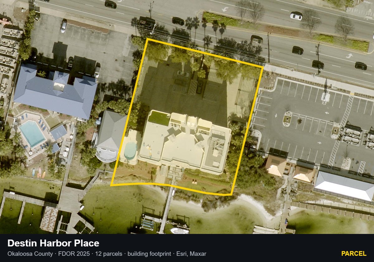 Destin Harbor Place — Parcel parcel record