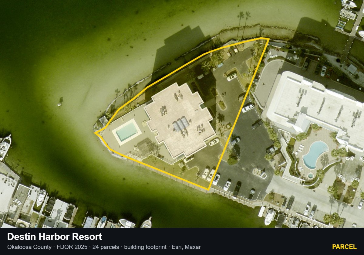 Destin Harbor Resort — Parcel parcel record