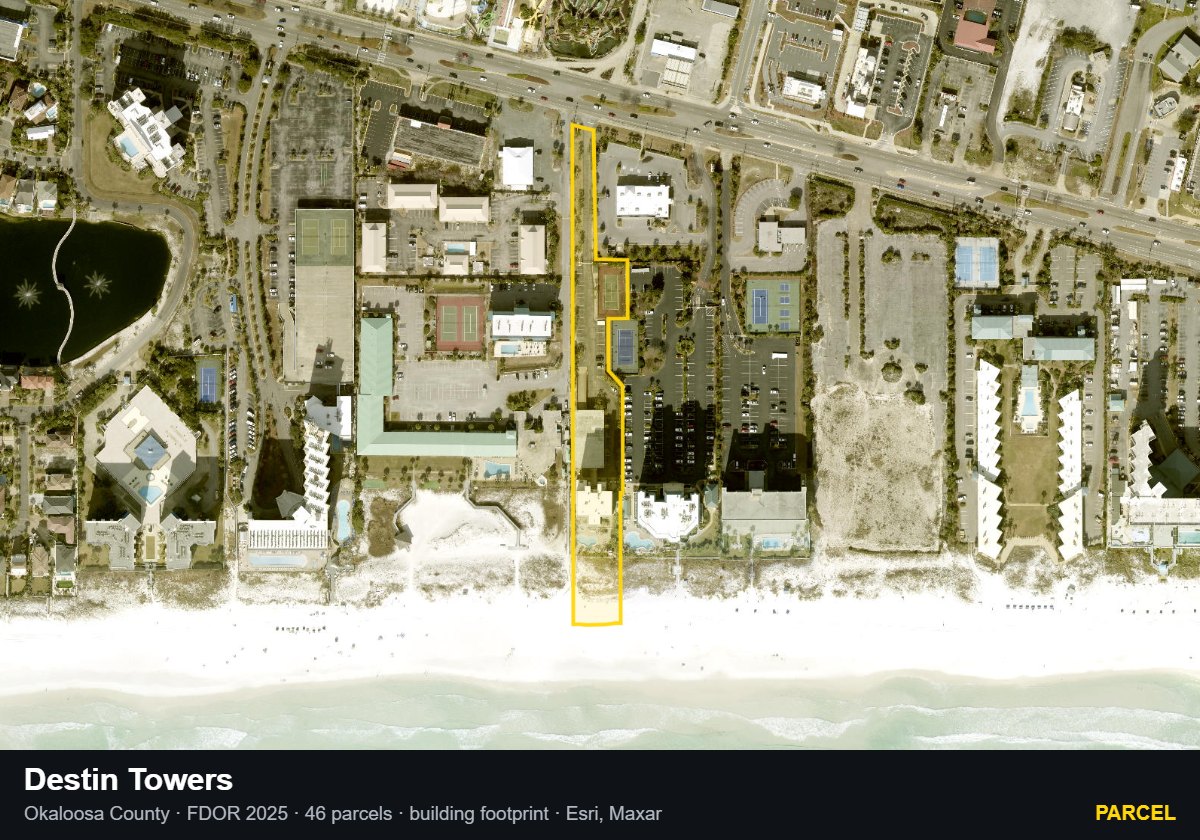 Destin Towers — Parcel parcel record