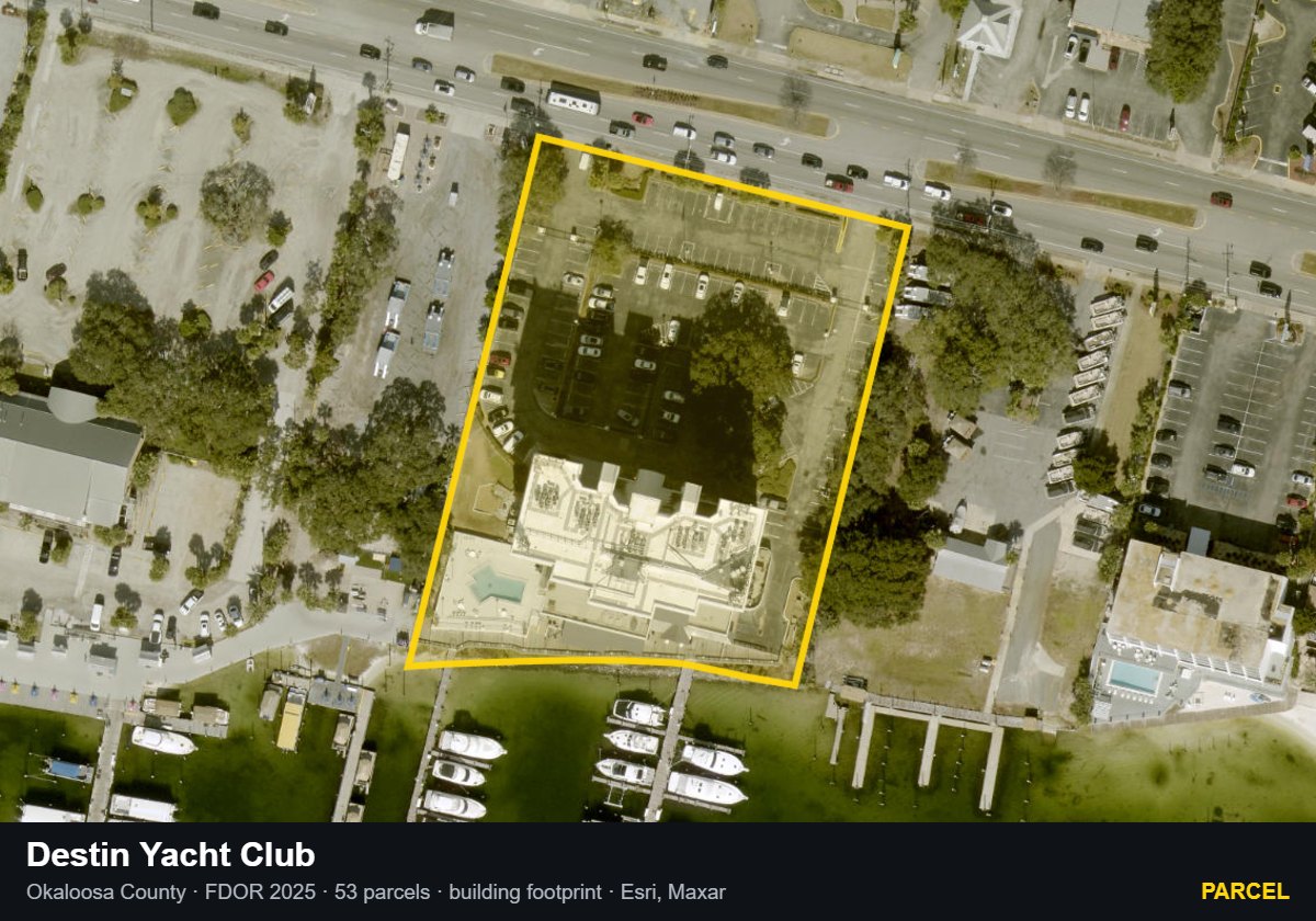 Destin Yacht Club — Parcel parcel record