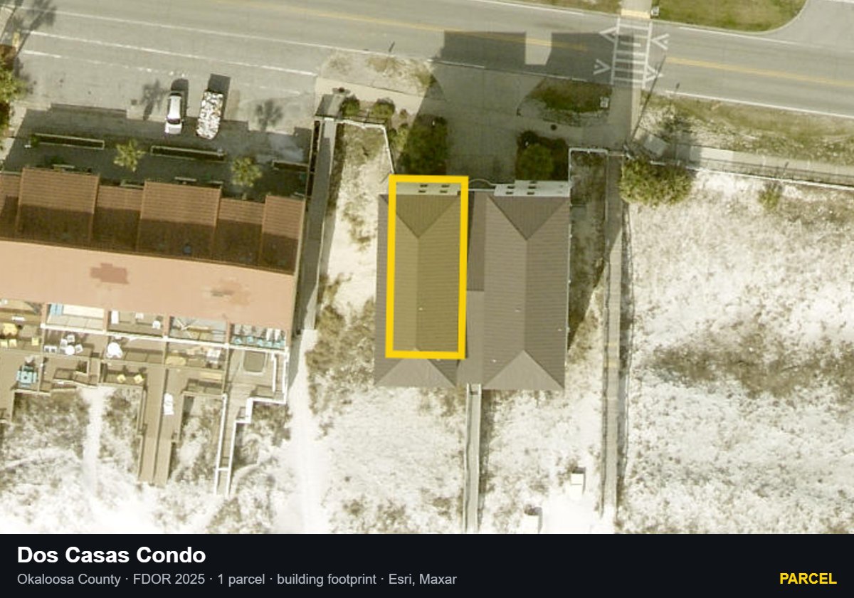 Dos Casas Condo — Parcel parcel record