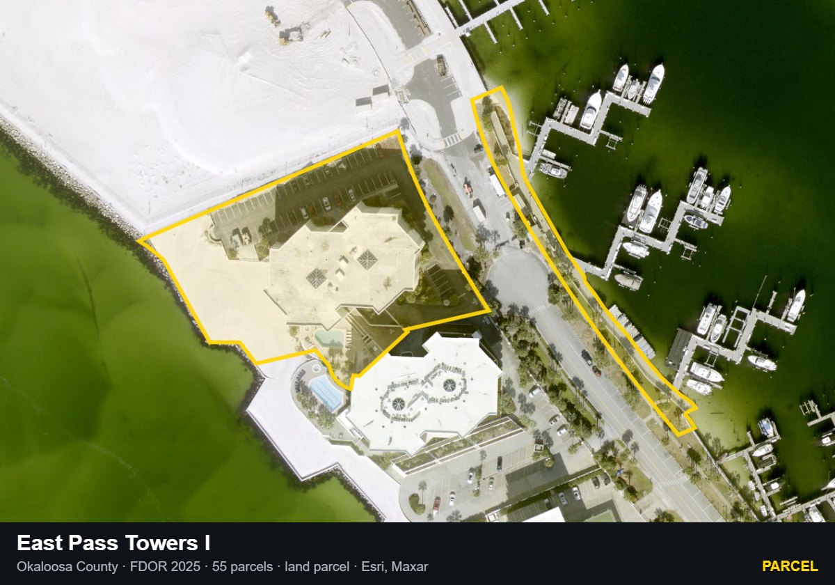 East Pass Towers I — Parcel parcel record