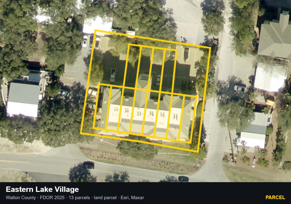 Eastern Lake Village — Parcel parcel record