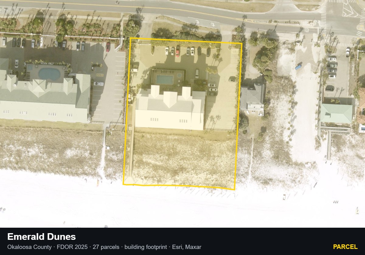 Emerald Dunes — Parcel parcel record