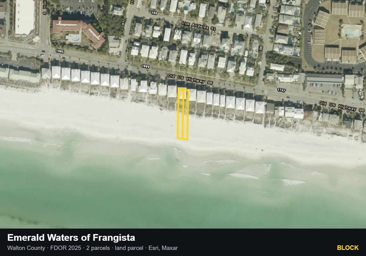 Emerald Waters of Frangista — Block parcel record
