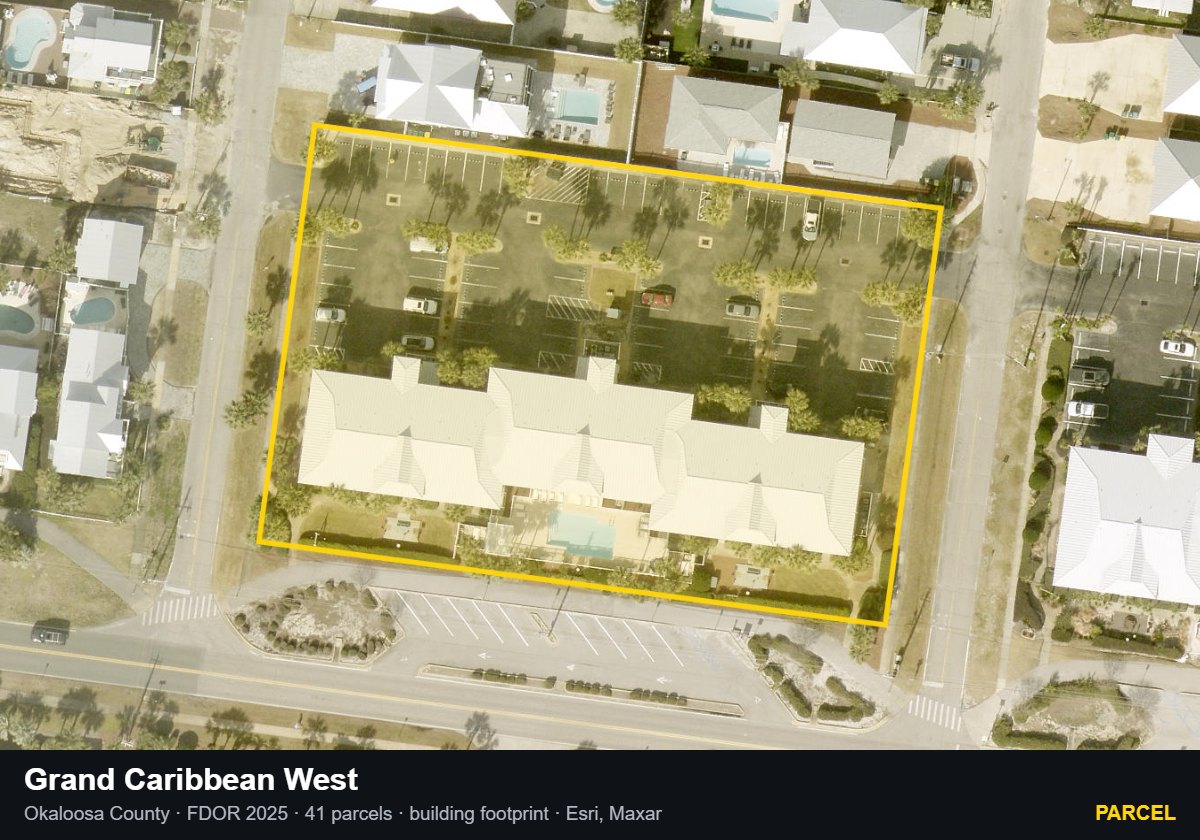 Grand Caribbean West — Parcel parcel record