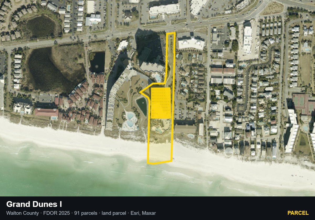 Grand Dunes I — Parcel parcel record