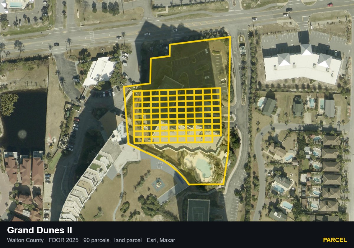 Grand Dunes II — Parcel parcel record