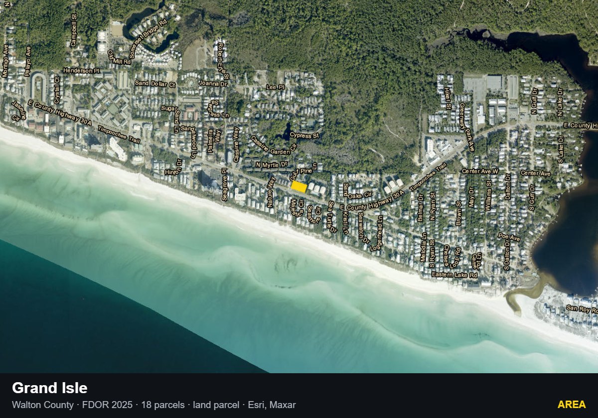 Grand Isle — Area parcel record