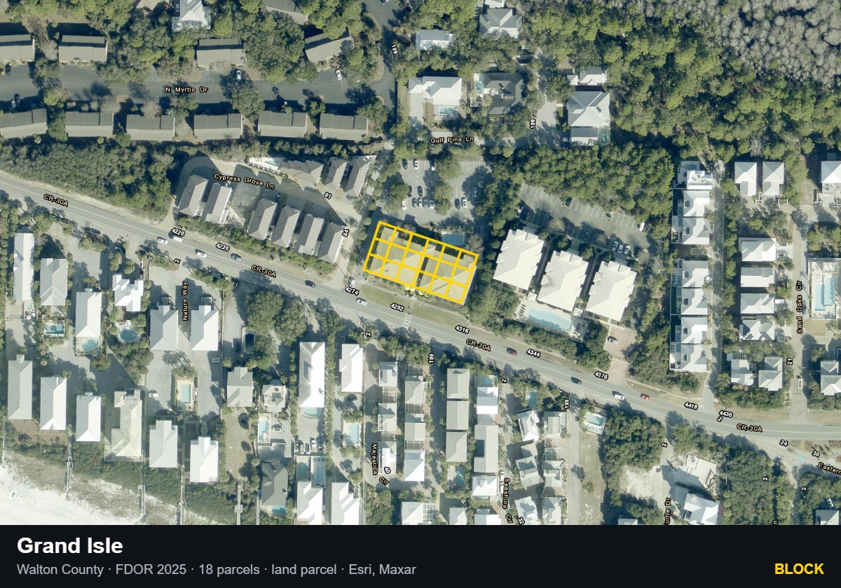 Grand Isle — Block parcel record