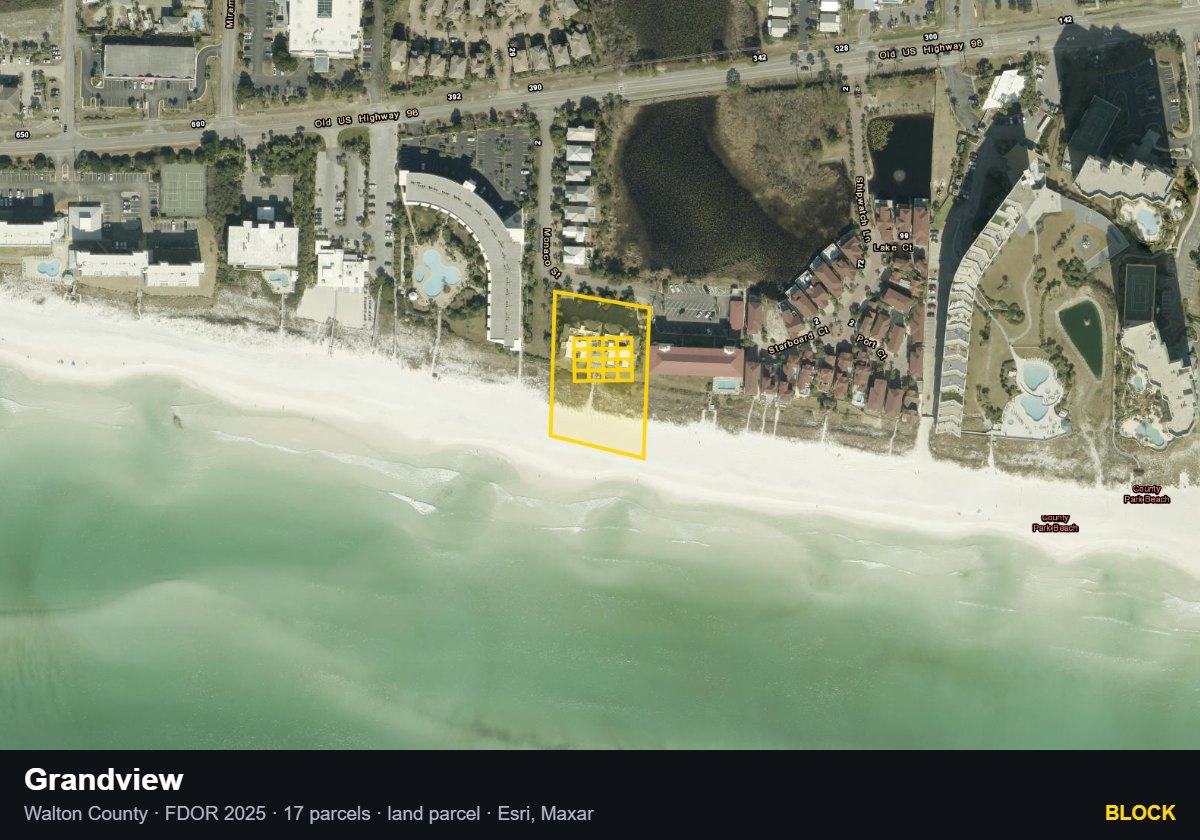 Grandview — Block parcel record