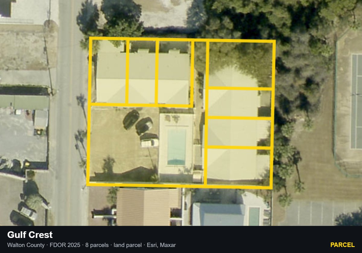 Gulf Crest — Parcel parcel record
