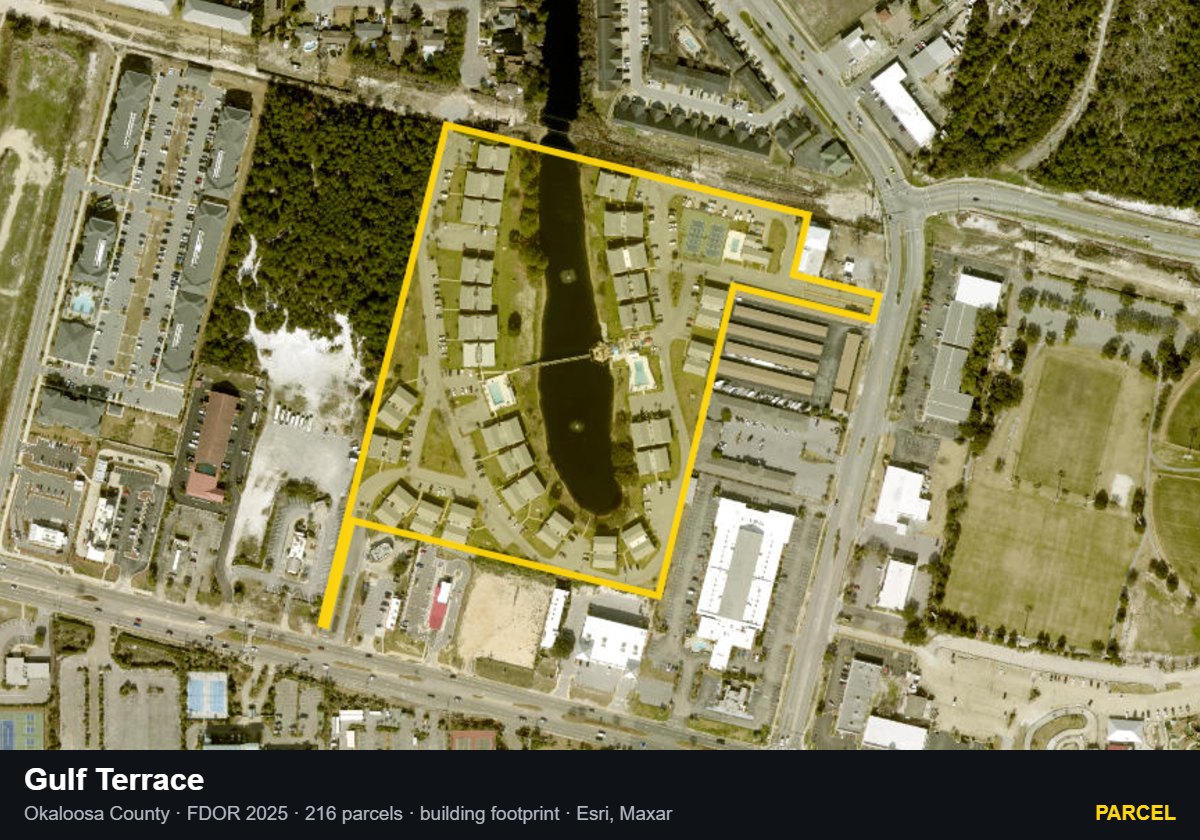 Gulf Terrace — Parcel parcel record