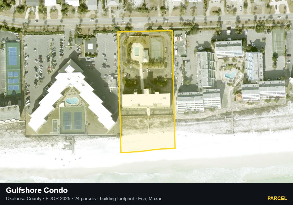 Gulfshore Condo — Parcel parcel record