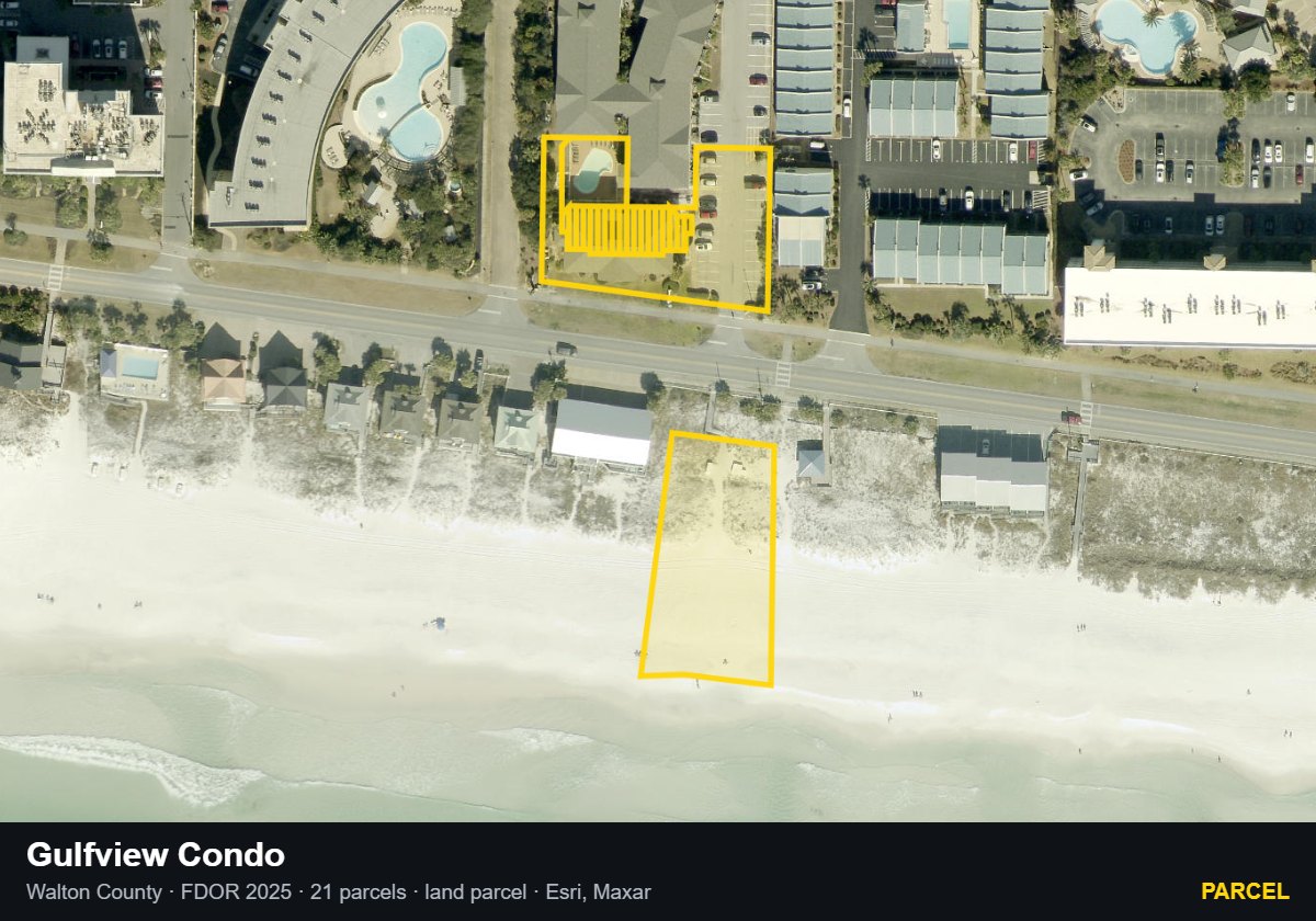 Gulfview Condo — Parcel parcel record
