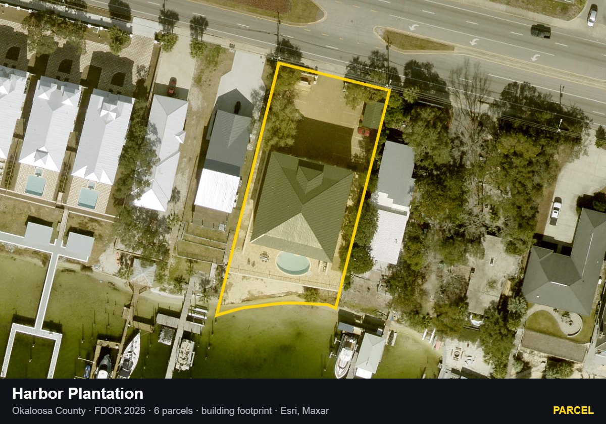 Harbor Plantation — Parcel parcel record