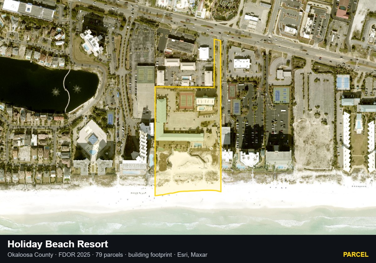 Holiday Beach Resort — Parcel parcel record