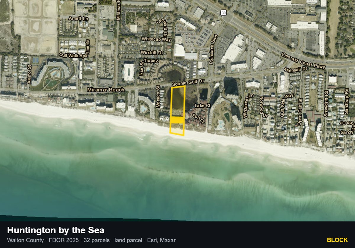 Huntington by the Sea — Block parcel record