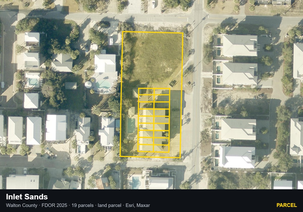 Inlet Sands — Parcel parcel record