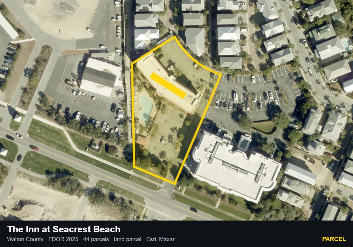 The Inn at Seacrest Beach — Parcel parcel record