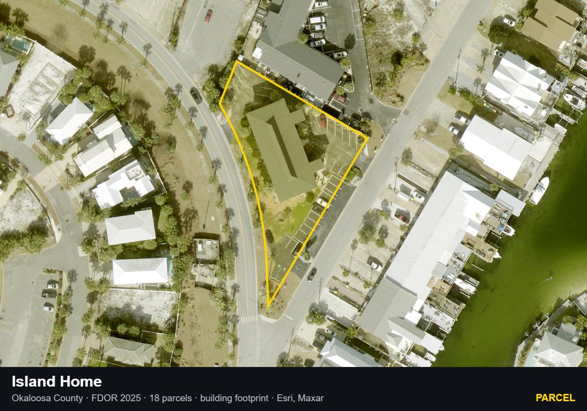 Island Home — Parcel parcel record